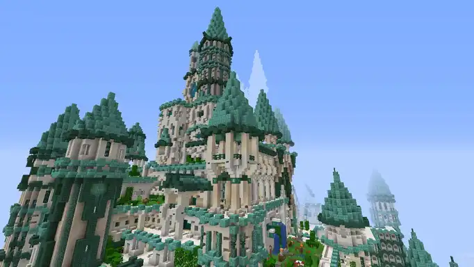 Celestial Castle (Средневековый замок) для Майнкрафт