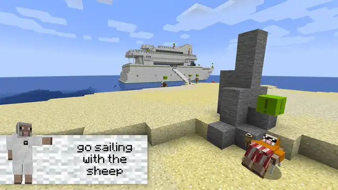 Sheep Ship Adventure для Майнкрафт